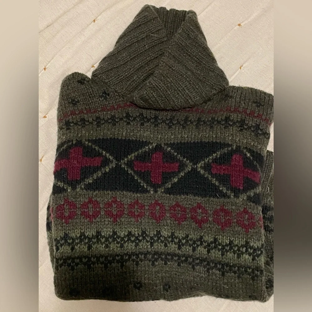 Hand Knit Polo by Ralph Lauren Sweater - Picture 3 of 6